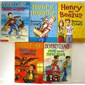  Set of 5 BEVERLY CLEARY Henry Chapter Books ~ Henry and 