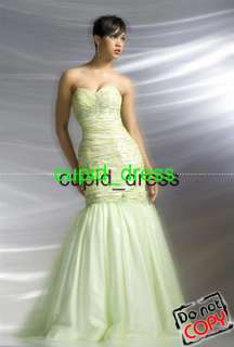 Mermaid Prom Dress wedding Gown dress*Quinceanera 2012  