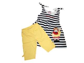   Raggedy Ann Striped Swing Top Shorts Set Outfit Summer Size 2T  