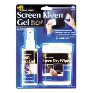  Screen Cleaning Gel,4oz. Spray Bottle,50 Nonabrasive Wipes 