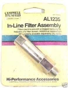 NEW CAMPBELL HAUSFELD INLINE AIR HOSE FILTER ASSEMBLY  