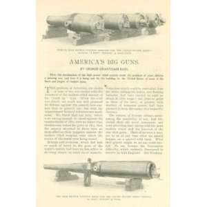  1898 American Big Guns Rifle Cannons Coast Defense 