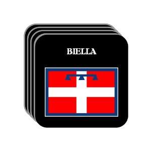   Region, Piedmont (Piemonte)   BIELLA Set of 4 Mini Mousepad Coasters