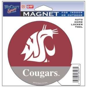   State Cougars Official Logo 4x6 Die Cut Magnet