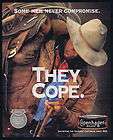 1997 Copenhagen Tobacco Snuff Cowboy Saddle Magazine Print Ad