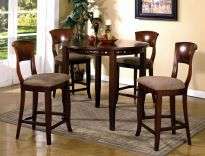 Duomo 5 piece Counter Height Dinette Set  