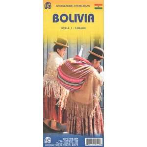  Bolivia Travel Reference Map 11,250,000 (9781553410126 