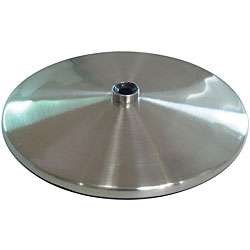 Daylight Slimline Brushed Steel Table Lamp Base  