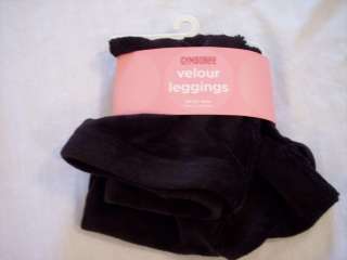 NWT Girls Gymboree black velour leggings 18 24 mn 2 3 4  