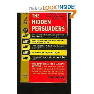  The Hidden Persuaders Vance Packard Books