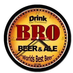  BRO beer and ale cerveza wall clock 