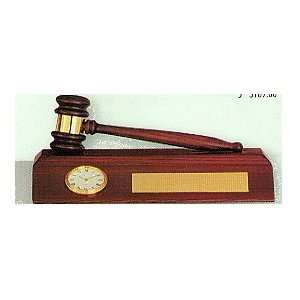 Gavel w/Clock 