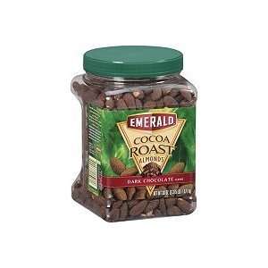 Emerald Cocoa Roast Almonds, Dark Chococolate, 38 oz (Pack of 2 