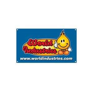  World Industries Flameboy Oval Banner