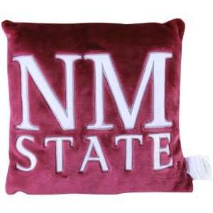  New Mexico State Aggies Crimson 15 Square 3D Plush 