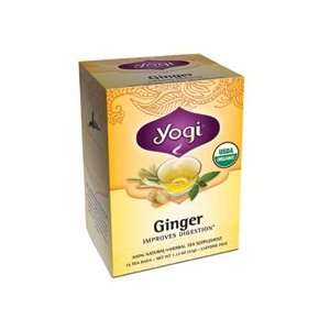 Yogi Ginger Tea ( 6X16 Bag)  Grocery & Gourmet Food