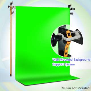 Photo Studio Manual Background Support System 3 ROLLER WALL MOUNTED ES 