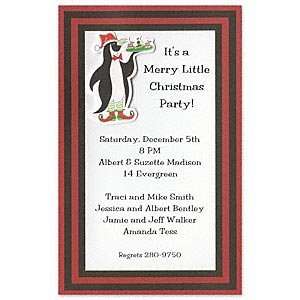  Penguin Help Invitation Holiday Invitations Health 