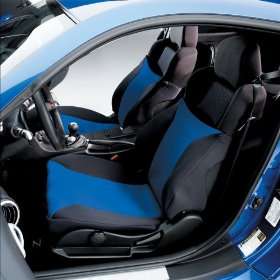Covercraft SeatGloves 2 Semi Custom Seat Covers in Black/Blue   Fits 