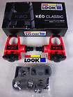 2011 LOOK KEO CLASSIC ROAD PEDALS & GRIP CLEAT GRAPHITE  