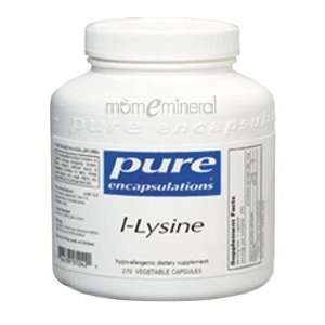  llysine 270 vegetable capsules by pure encapsulations 