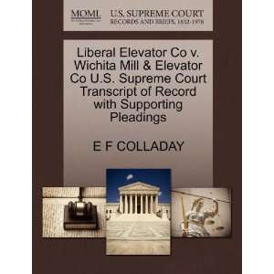 Wichita Mill & Elevator Co U.S. Supreme Court Transcript of Record 