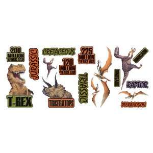Self Stick Appliques   Jurassic (4 Sheets Each 10 in. x 18 in. nominal 