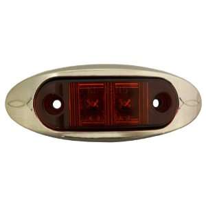  AutoSmart KL 15114RE Red Oval LED Clearance/Side Marker 