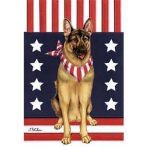  Patriot German Shepherd Dog Flag Patio, Lawn & Garden