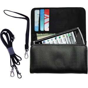  Black Purse Hand Bag Case for the Kyocera Zio M6000 with 