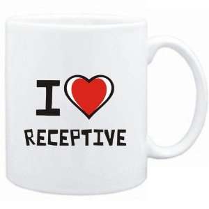  Mug White I love receptive  Adjetives
