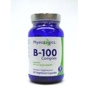  Physiologics   B 100 Complex 100 mg 60 vcaps Health 