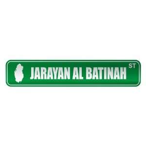     JARAYAN AL BATINAH ST  STREET SIGN CITY QATAR