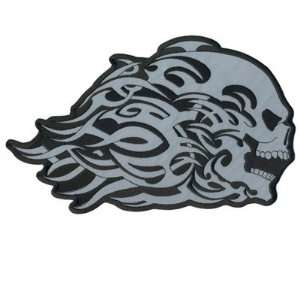 HEAD BUTT SKULL Reflective 12 x 8 HUGE BACK PATCH Quality NEW For 