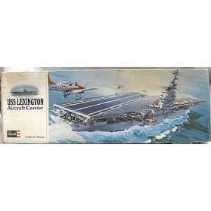  Revell U.S.S. Lexington Aircraft Carrier Model Kit Toys & Games