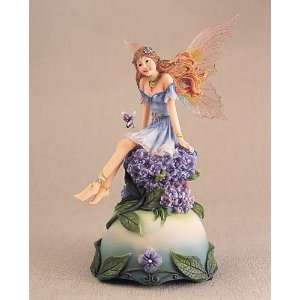  Hydrangea Flower Musical Fairy Figurine