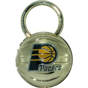 Kathrine Baumann Indiana Pacers Gold Plated Basketball Keychain 