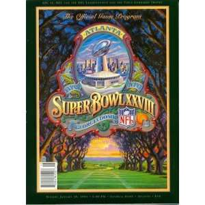 1994 Super Bowl XXVIII Program   Cowboys / Bills  Sports 