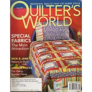 Quilters World Magazine, August 2007 (Volume 29, Number 4) Sandra L 