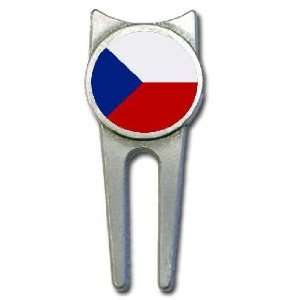  Czech Republic flag golf divot tool 