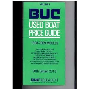    Bug Used Boat Price Guide 1998 2009 Models (VOLUME 1) Books