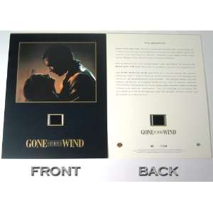  COLLECTIBLE Gone With The Wind Limited Ed. Numbered Film 