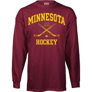   Golden Gophers Perennial Hockey Long Sleeve T Shirt