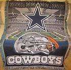 New Dallas Cowboys Cowboy Stadium Woven Throw Blanket N