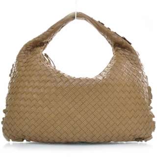 BOTTEGA VENETA Perforated Woven Medium Veneta Hobo Bag  