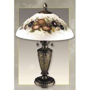  Springtime Setting Table Lamp with Flowers
