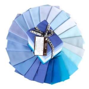  Kona Cotton My Blue Heaven Fat Quarter Assortment Fabric 