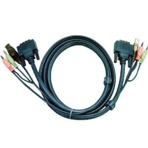 ATEN 2L7D05U USB DVI D Single Link KVM Cable for CS1762A and CS1764A 