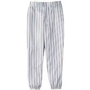   Pinstripe Baseball Pants White/Navy Size Large