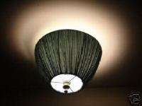 Clip on Lamp Shade  also converts to standard  Green  